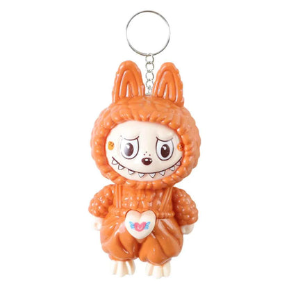 Face Changing Cartoon Character Keychain Toy with Expressions