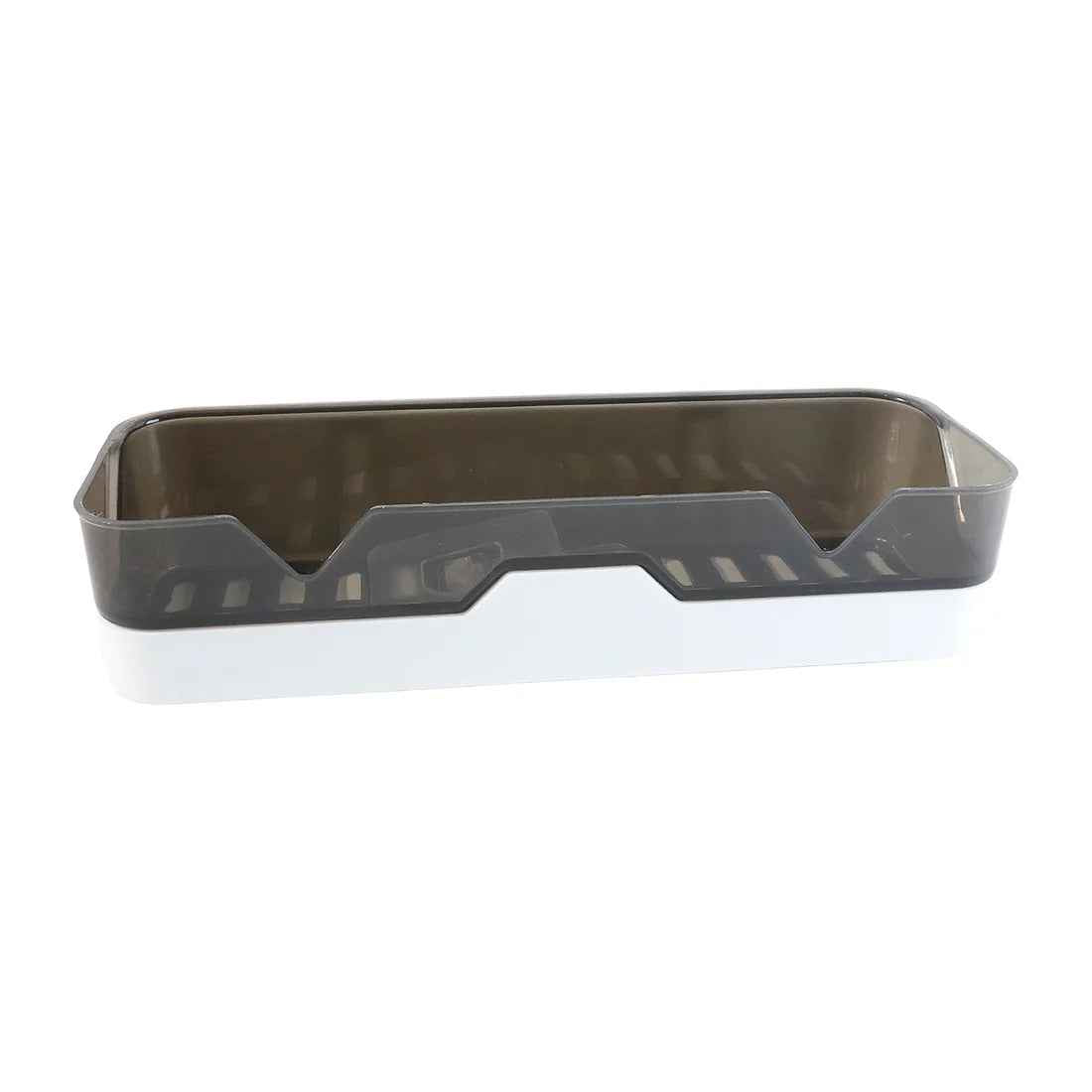 Wall Mounted Adhesive Plastic Storage Shelf for Bathroom & Kitchen (Pack of 2)