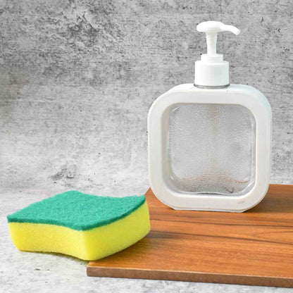Clear Plastic Snap Sink Soap & Lotion Dispenser - Refillable Pump Bottle