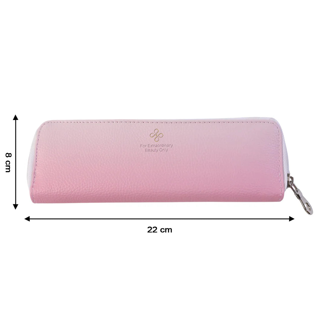 Premium Makeup Brush Storage Pouch with Zip - Compact & Travel Organizer - 2 pcs