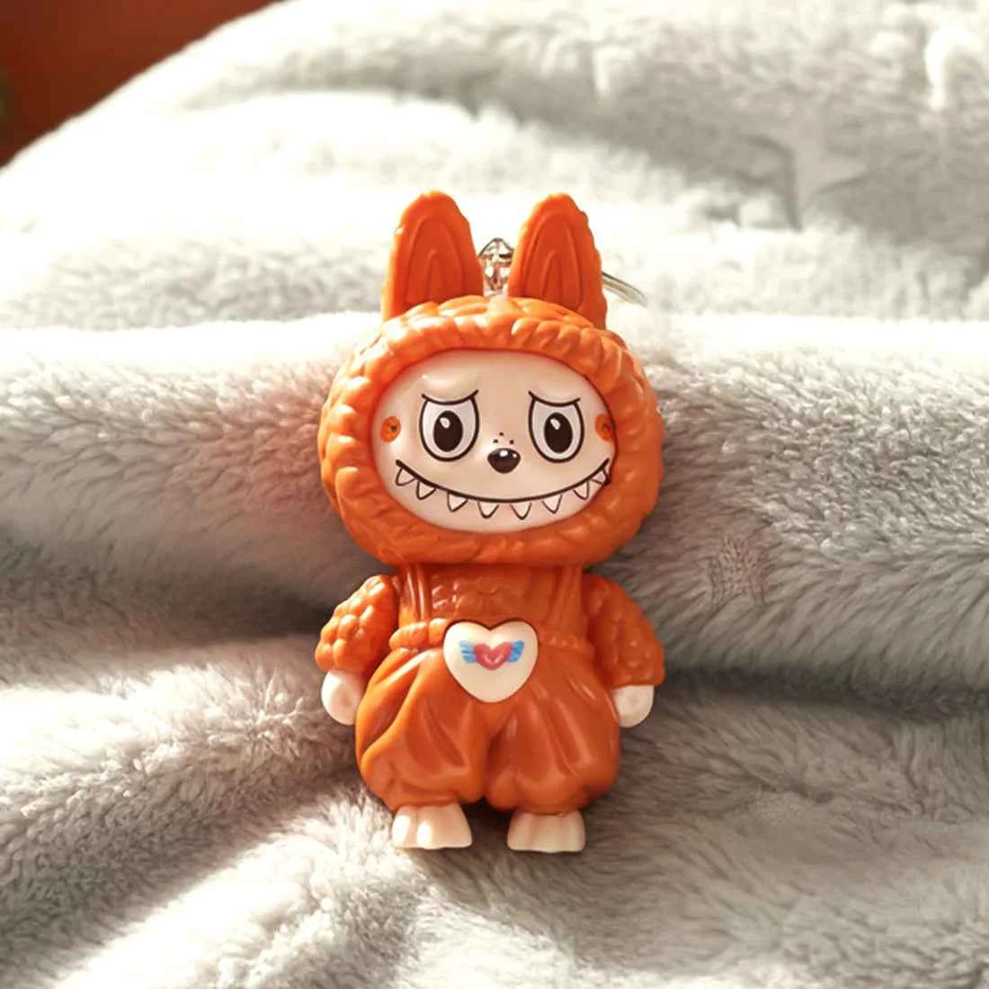 Face Changing Cartoon Character Keychain Toy with Expressions